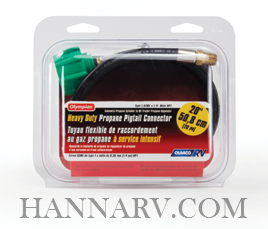 Camco 59843 | Pigtail Propane Hose Connector With Male NPT